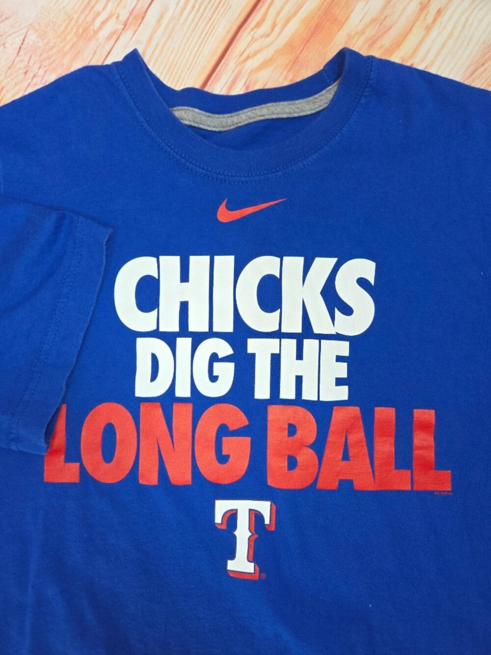 Nike Texas Rangers Chicks Dig The Long Ball T-Shirt Medium